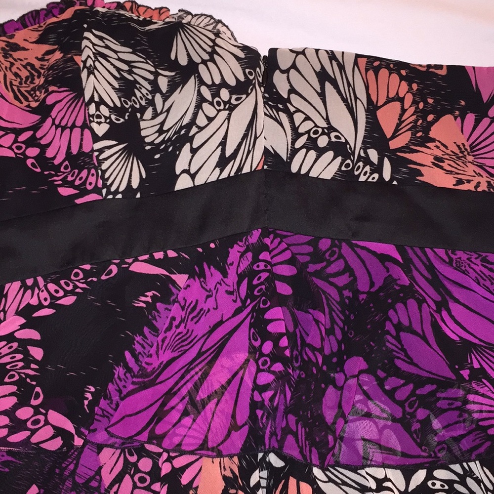 Forever21 Strapless Floral/Butterfly Dress - Picture 5 of 5